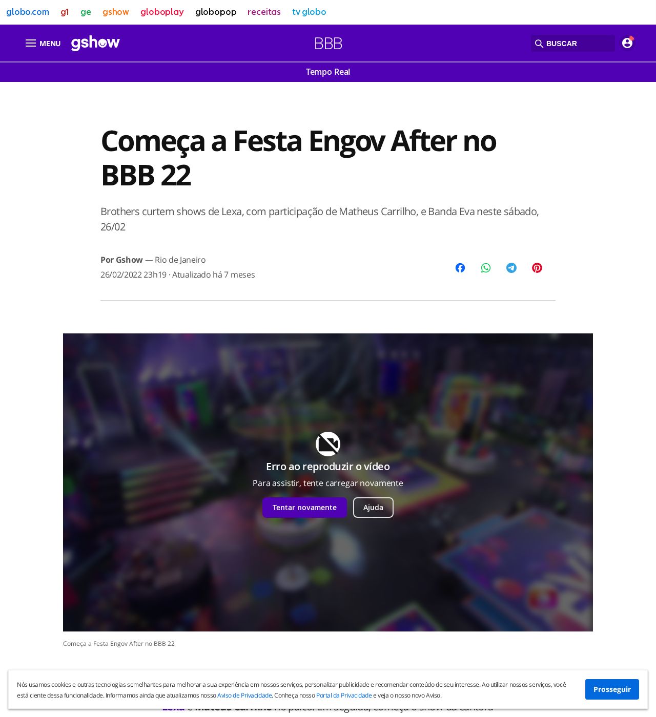 Começa a Festa Engov After no BBB 22